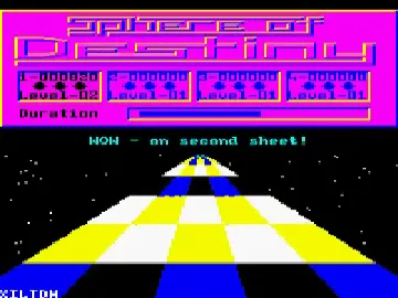 Sphere of Destiny (1986)(Partis, Gary)[h5] screen shot game playing